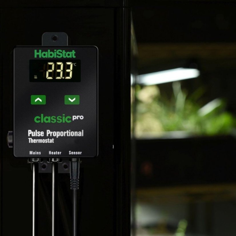 HabiStat PRO pulzní proporciální termostat 450 W v teráriu