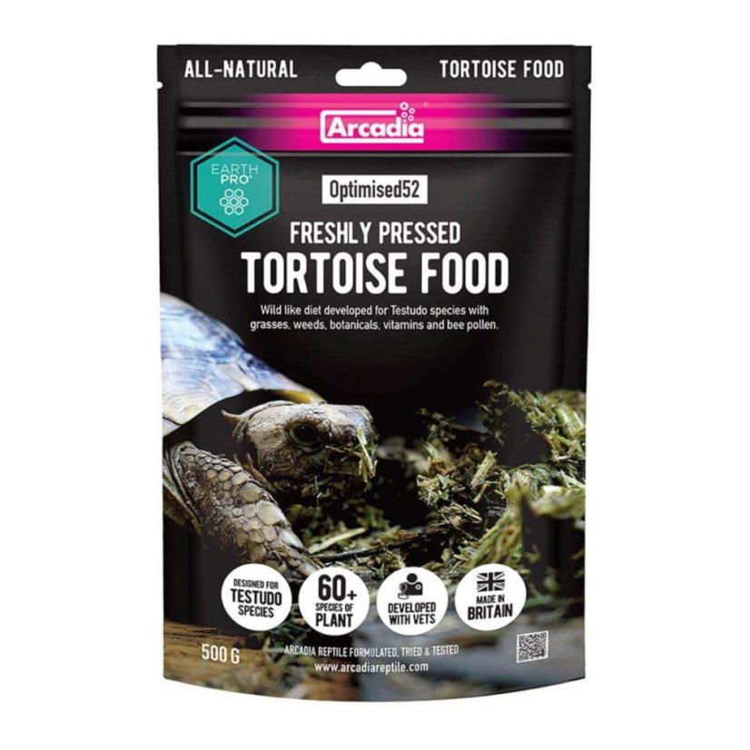 Arcadia EarthPro Optimised52 Tortoise Food – 500 g