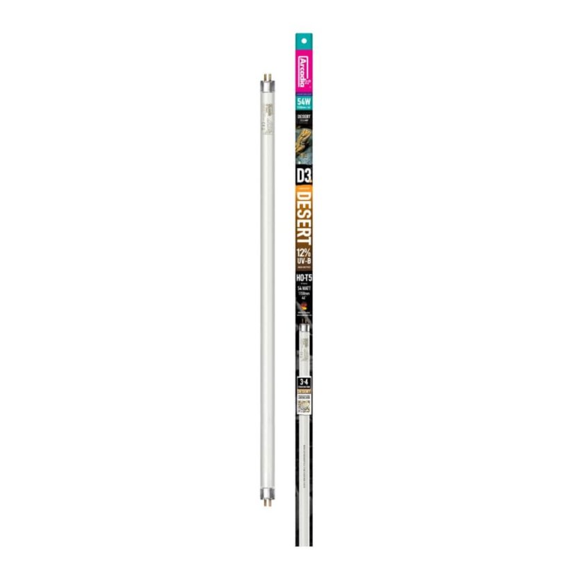 Arcadia D3+ Desert Reptile Lamp 12.0 UVB T5 - Varianta: 54W 115cm/16mm