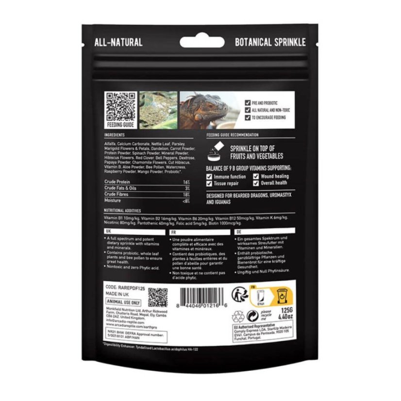 Arcadia EarthPro DragonFuel 125g