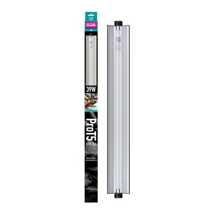 Arcadia PRO T5 UVB Kit 14% UVB - Varianta: 39W, 850 mm/16 mm Arcadia PRO T5 UVB Kit 14% UVB - Varianta: 39W, 850 mm/16 mm