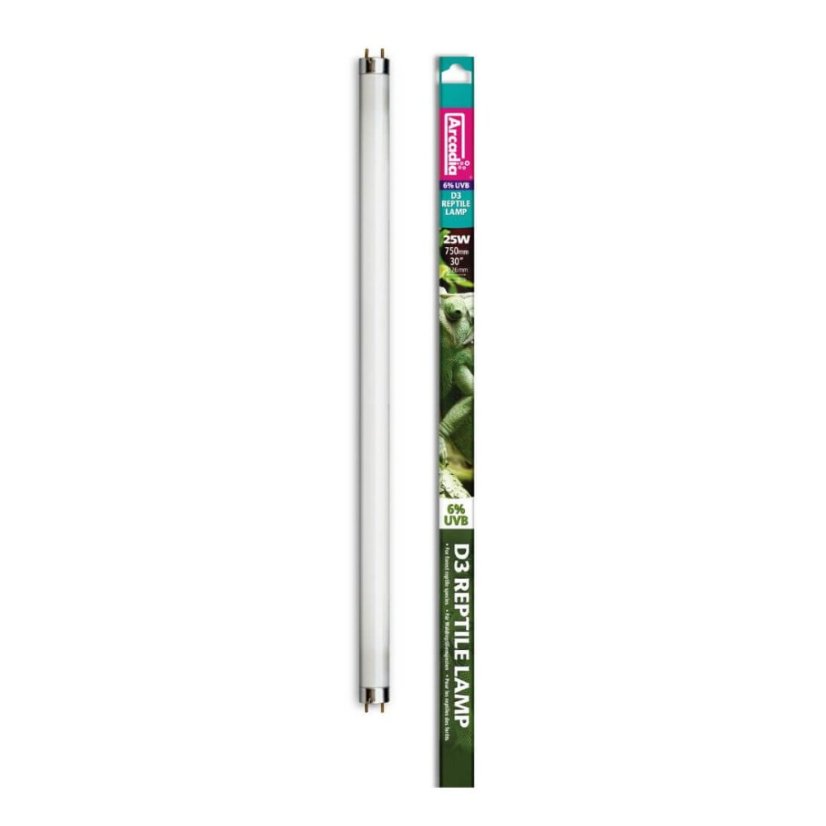 Arcadia D3 Forest Reptile Lamp 6.0 UVB T8 - Varianta: 25W 75cm/26mm