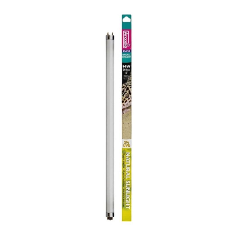 Arcadia Natural Sunlight 2.0 UVB T8 - Varianta: 14W 36cm/26mm