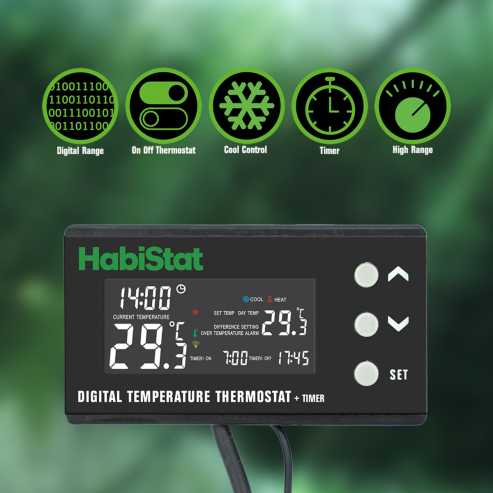 HabiStat Digital Temperature Thermostat - teplotný