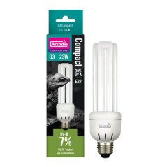 Arcadia D3 Compact Reptile Lamp 23W 7.0 UVB