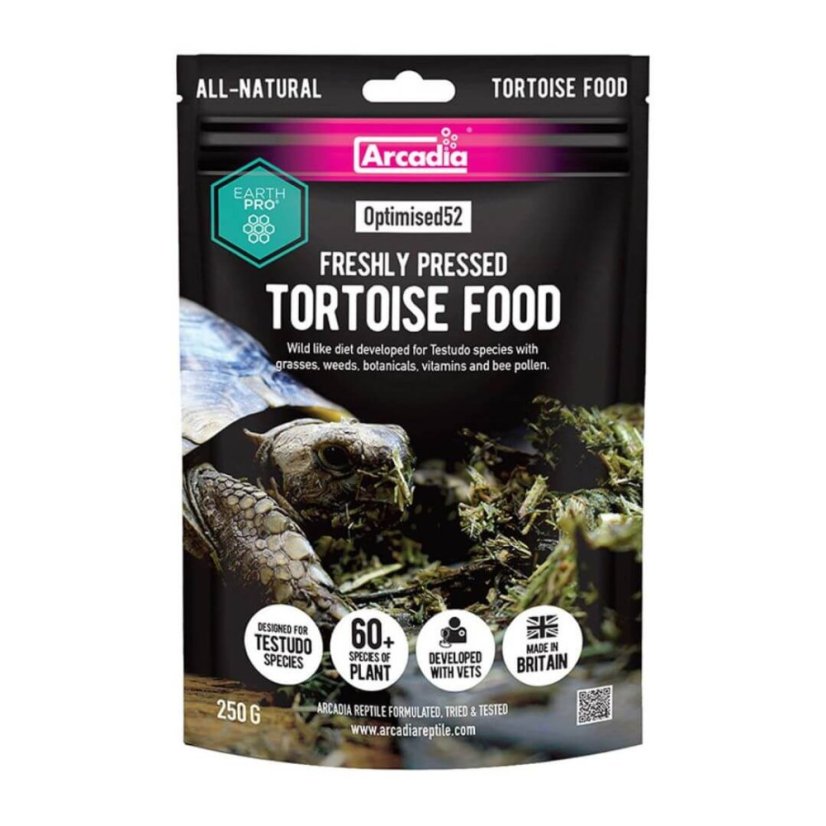 Arcadia EarthPro Optimised52 Tortoise Food – 250 g