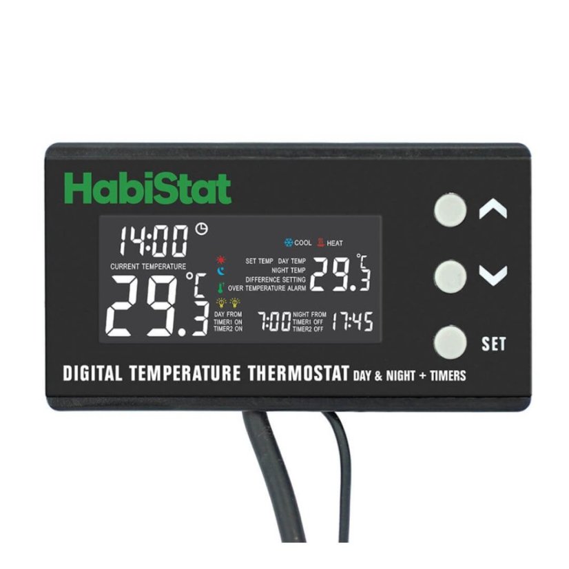 HabiStat Digital Temperature Thermostat den/noc - teplotný