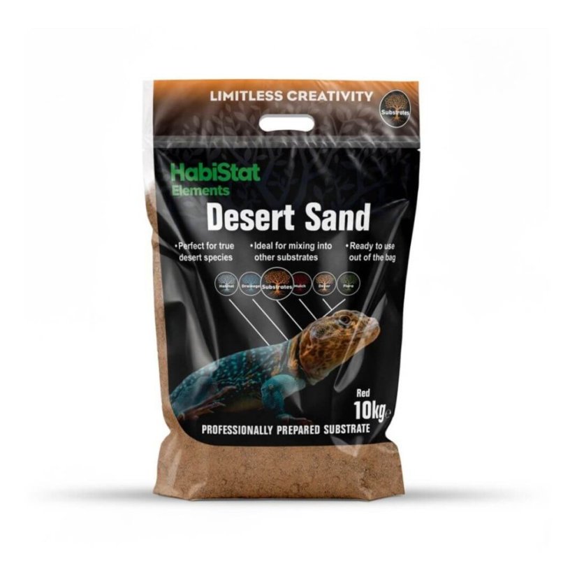 HabiStat Desert Sand 10kg - Varianta: červený 10kg