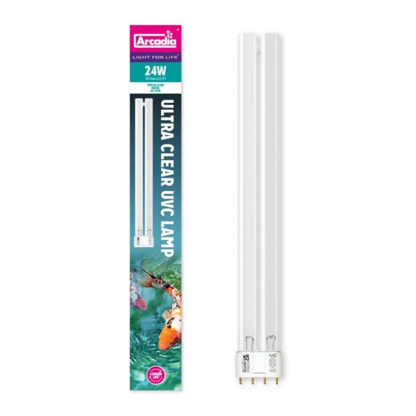 Arcadia Compact Ultra Clear UVC - Varianta: 24W,2G11,320mm