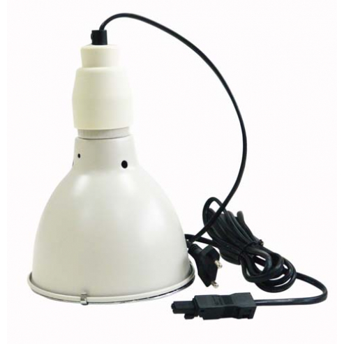 Lucky Reptile Thermo Socket plus Reflector "Plug and Play" - Varianta: Velký s konektorem V.25 x ø14 cm