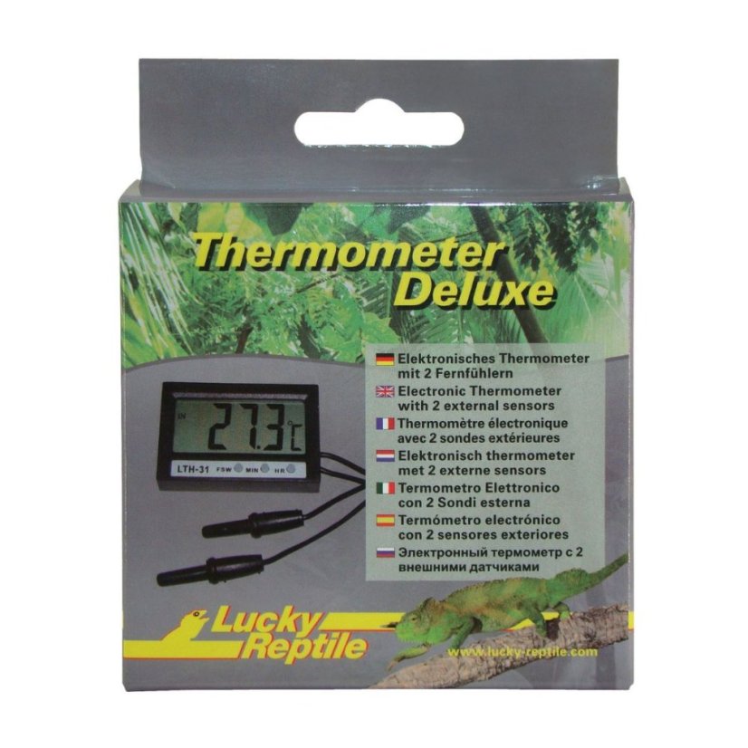 Lucky Reptile Thermometer Deluxe – digitálny teplomer s dvoma čidlami