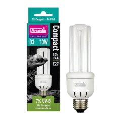 Arcadia D3 Compact Reptile Lamp 13W 7.0 UVB