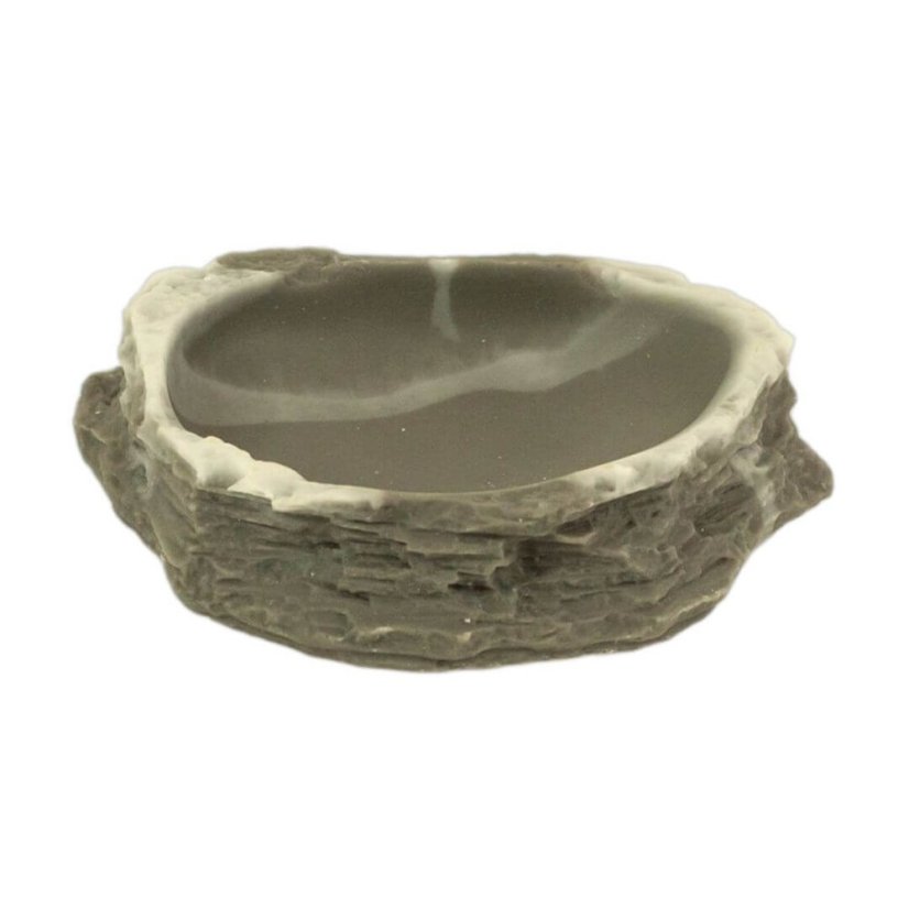 Lucky Reptile nádobky pro krmení a napájení - granite - Varianta: Granite malá cca. 9x7x2 cm