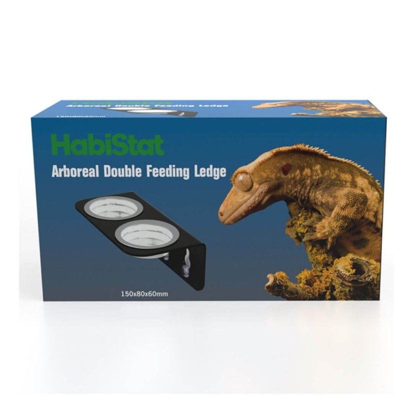 HabiStat Arboreal Feeding Ledge - Varianta: double 16x6x8cm