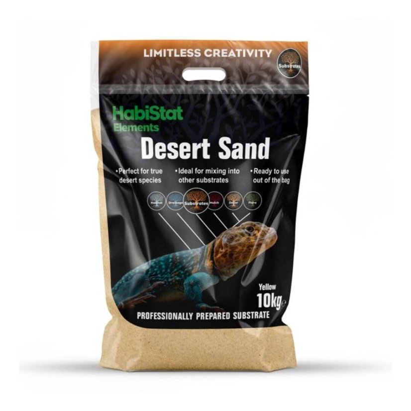 HabiStat Desert Sand 10kg - Varianta: žlutý 10kg