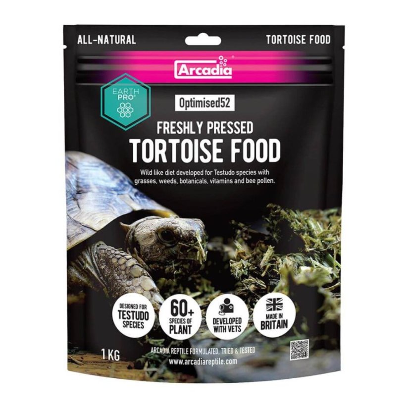 Arcadia EarthPro Optimised52 Tortoise Food – 1000 g