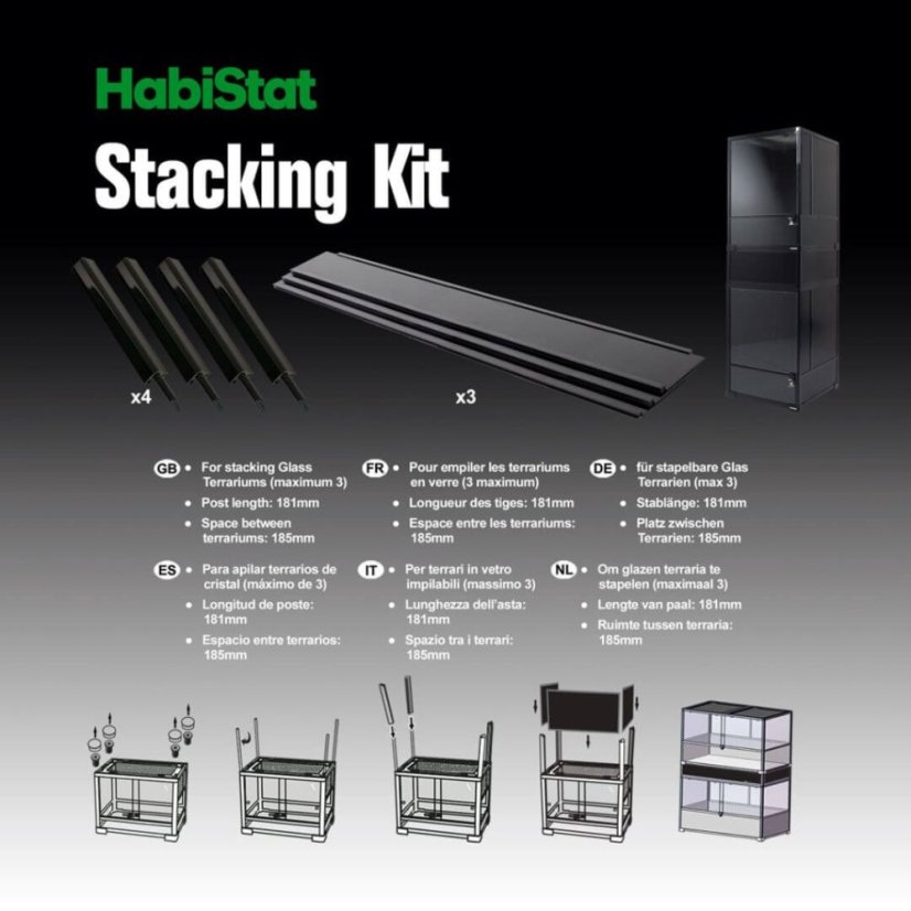 HabiStat Stacking Kit pro skleněná terária