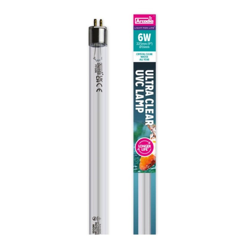 Arcadia T5 Ultra Clear UVC - Varianta: 6w 225mm