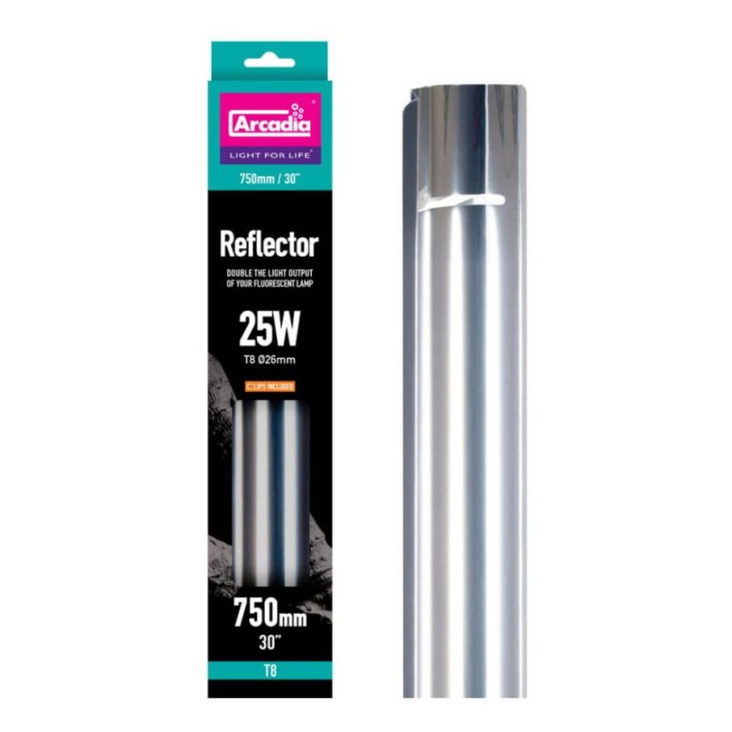 Arcadia Reflektory pro zářivky T8 - Varianta: 25W 750mm