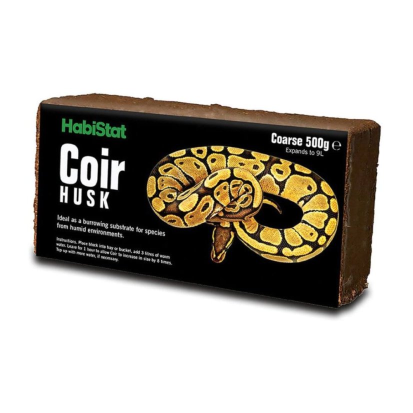 HabiStat Coir, Coarse Husk 500g