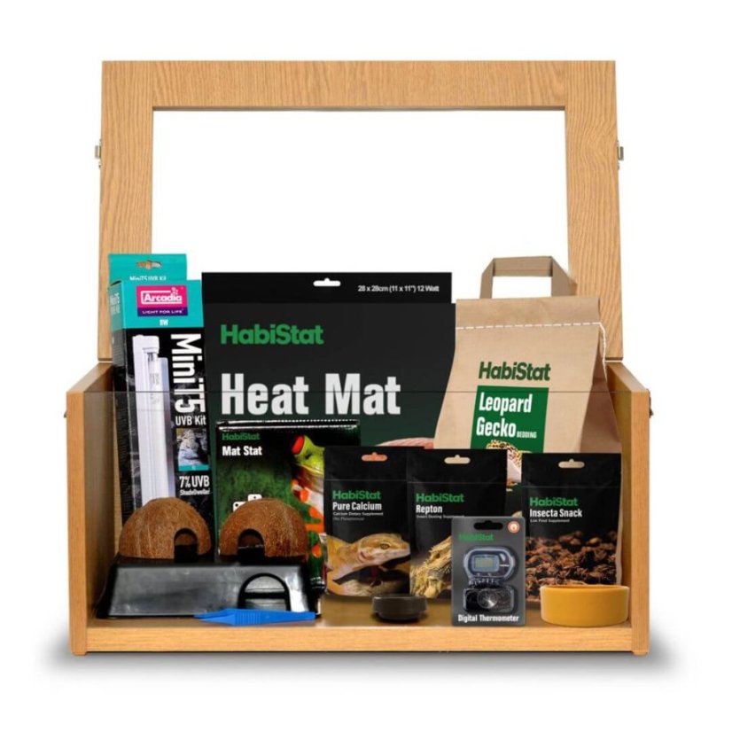 HabiStat Leopard Gecko Starter Kit – obsah sady