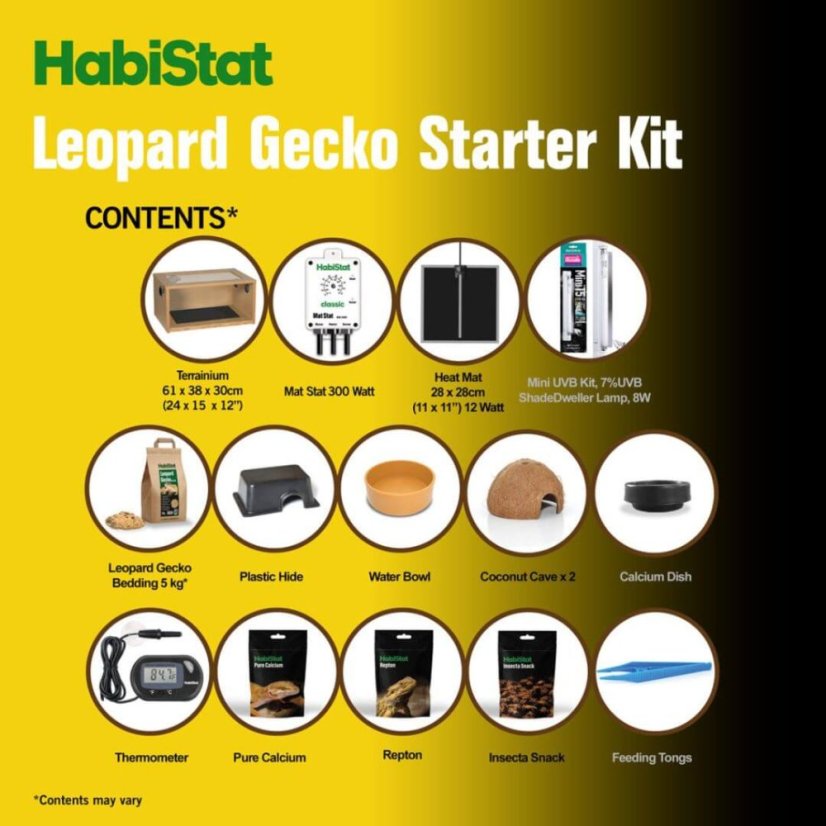 HabiStat Leopard Gecko Starter Kit – obsah sady