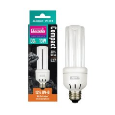 Arcadia D3+ Compact Reptile Lamp 13W 12.0 UVB
