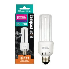 Arcadia D3+ Compact Reptile Lamp 13W 12.0 UVB
