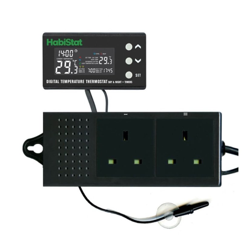 HabiStat Digital Temperature Thermostat den/noc - teplotný