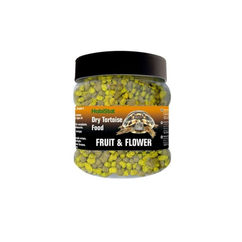 HabiStat Tortoise Food Fruit & Flower - Varianta: 200g