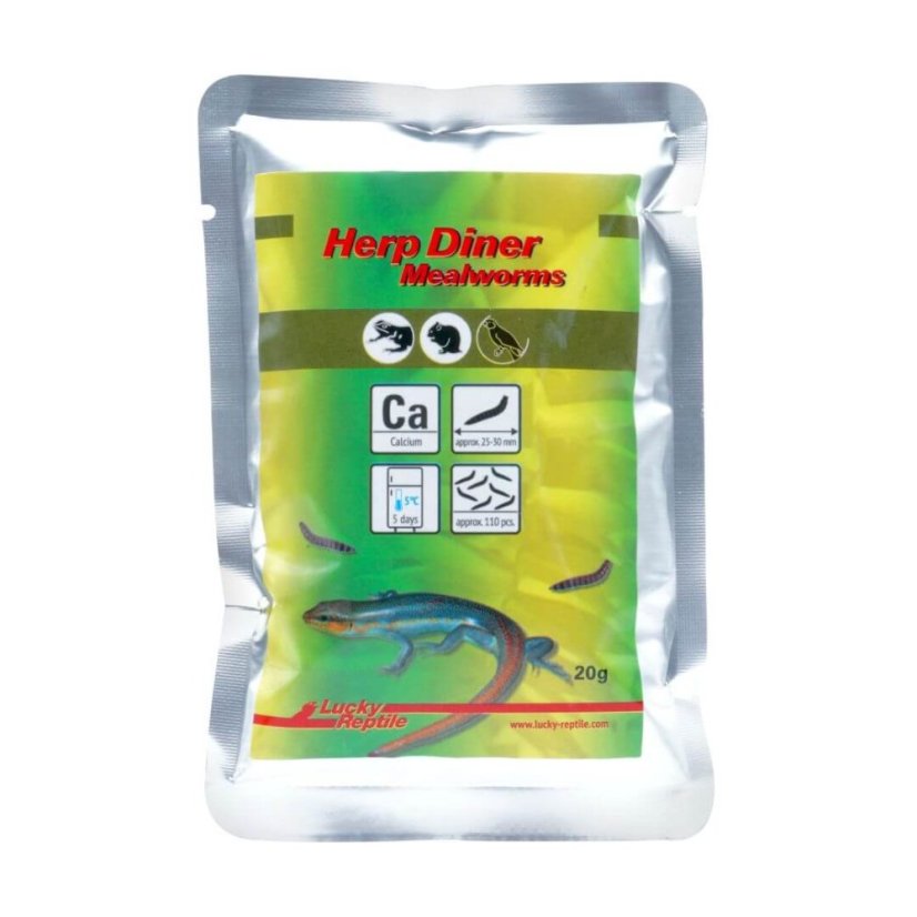 Lucky Reptile Herp Diner - múčne červy - Varianta: Mouční červi 20g