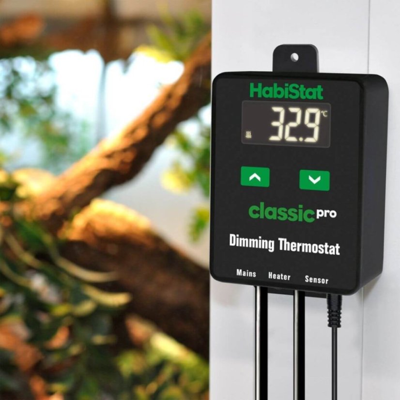 HabiStat PRO stmívací termostat 450 W v teráriu